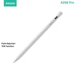 Amaze A268 Pro Active Stylus Pen For iPads Type C Charging - White - BIS