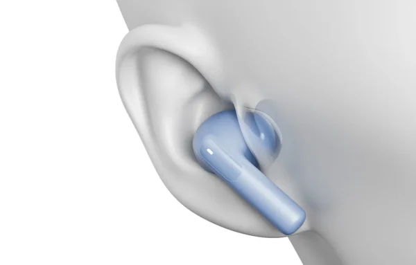 QCY Ailybuds E20 HT13 Earbuds - Blue - GC - Image 7