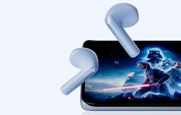 QCY Ailybuds E20 HT13 Earbuds - Blue - GC - Image 4