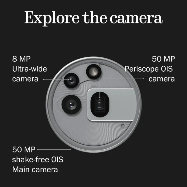 Nothing Phone 3a Pro 12GB/256GB With Free CMF Watch Pro - Black - Image 6