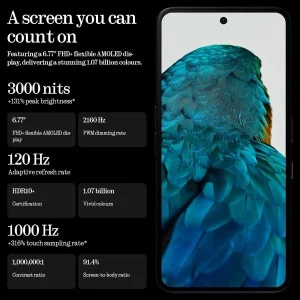Nothing Phone 3a Pro 12GB/256GB With Free CMF Watch Pro - Black - PTA Approved - Image 3