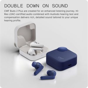 Nothing CMF Buds 2 Plus - Light Grey - Image 4