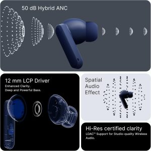 Nothing CMF Buds 2 Plus - Light Grey - Image 2