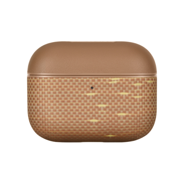 AirPods Pro 3 Pitaka Aramid Fiber Magnetic Case - Golden Glint - Image 7