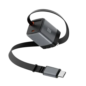 Taar OMI 45W with Retractable USB-C Cable - Black - Image 3