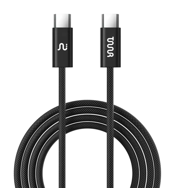 Taar Zeno 240W USB-C  to USB-C Cable - Black - Image 4