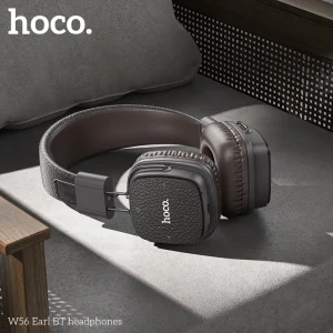 Hoco W56 Earl Wireless Headphones - Brown - Image 3