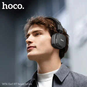 Hoco W56 Earl Wireless Headphones - Brown - Image 2