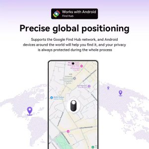 Hoco E98A Starry Wireless Tracker for Android - Black - Image 2