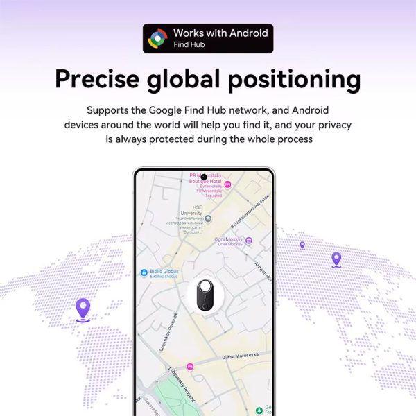Hoco E98A Starry Wireless Tracker for Android - Black - Image 2