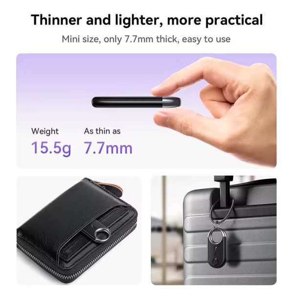 Hoco E98A Starry Wireless Tracker for Android - Black - Image 3