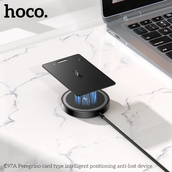 Hoco E97A Smart Wireless Tracker - Black - Image 3