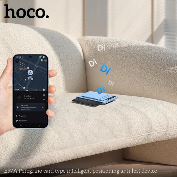 Hoco E97A Smart Wireless Tracker - Black - Image 2