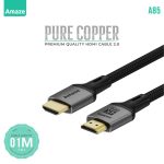 Amaze A85 Pure Copper Braided Hdmi Cable - Black