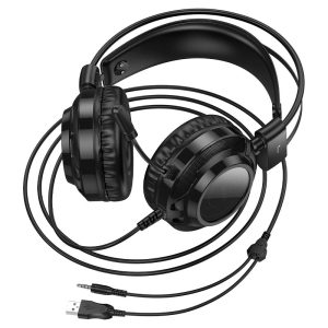 Hoco W110 Resource Gaming Headphones - Black - Image 3