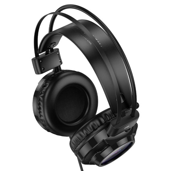 Hoco W110 Resource Gaming Headphones - Black - Image 2