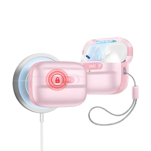ESR airpods pro-Pulse-Magds-Pro-Pink AirPods Pro 2 (2022) ESR Pulse Magnetic Flicklock Case HaloLock Best Price in Pakistan