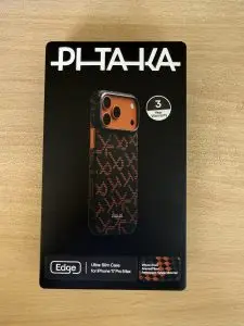 pitaka leaping orange 17 pro max case box