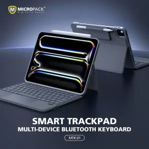 Micropack Bluetooth Tablet Keyboard with Touchpad and Detachable Case for iPad MTK-01 Pro Best Price in Pakistan