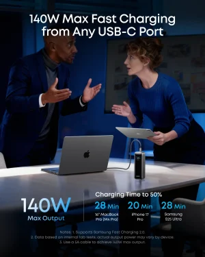 Anker 220W Prime 20000mAh Power Bank - Black - A110BH11 - OP - Image 4