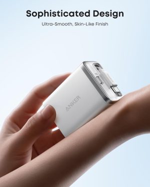 Anker Nano Charger 35w Built-In Retractable Usb-C Cable - White - A2658J21 - OP - Image 6