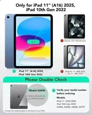 iPad 11 Gen A16 / 10 Gen A14 ESR UltraFit Classic Screen Protector - 2 Pack - Image 8
