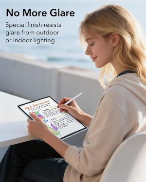 iPad 11 Gen A16 / 10 Gen A14 ESR UltraFit Paper Feel Tempered Glass - 2 Pack - Image 7