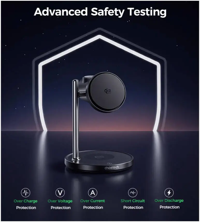 Choetech 4 in1 25W Qi2.2 Fast 3