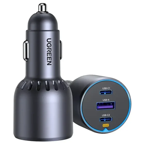 UGREEN CAR CHARGER FAST 75W 3-PORT 1 Ugreen 35024 75W Car Charger Best Price in Pakistan
