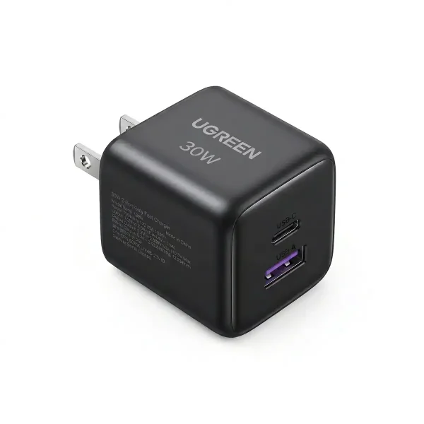 Ugreen6502530WDual-PortFastCharger_1C1A Ugreen 65025 30W Dual Charger Best Price in Pakistan
