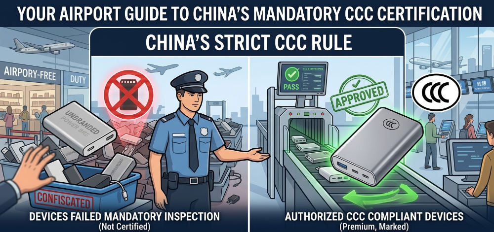ccc certified power banks are necessary if you do domestic travel within china